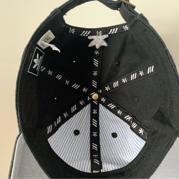 ✨ 2/$25 ✨🛍 Adidas Black Adjustable Strap Back Cotton Dad Hat - Picture 10 of 15